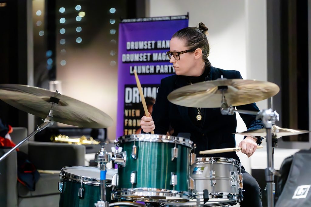 DrumFest at PASIC featuring drummer Colleen Clark