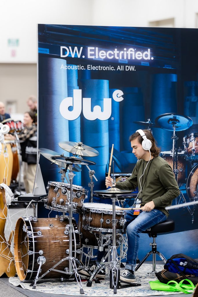 DrumFest at PASIC featuring new dw electronic drums