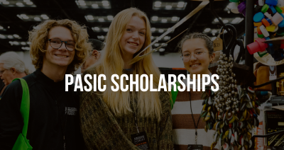 Student percussionists pictured at a past PASIC percussion convention