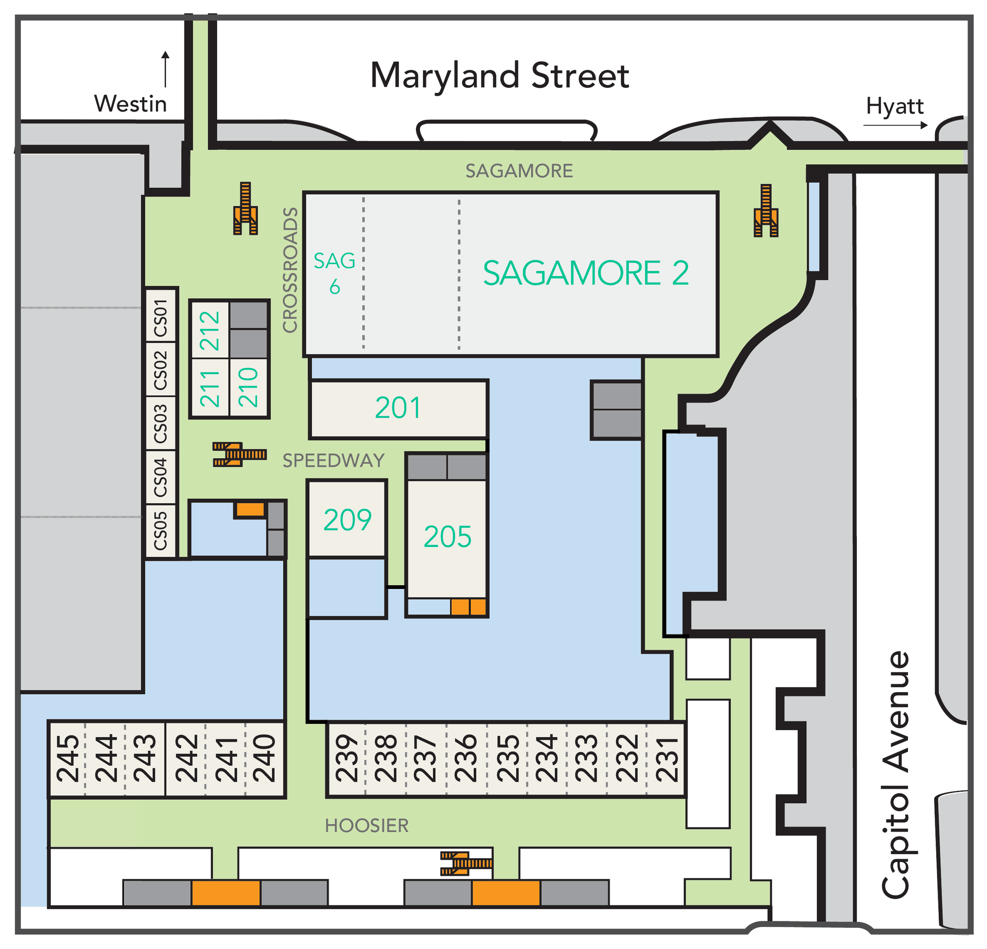 CC Level 2 floor plan