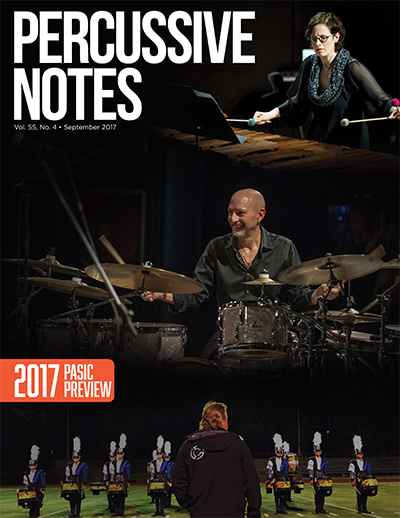 September 2017 Percussive Notes Cover