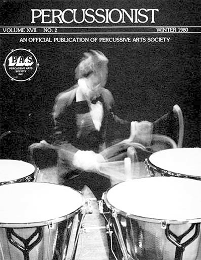 Winter 1980 Percussionist Cover