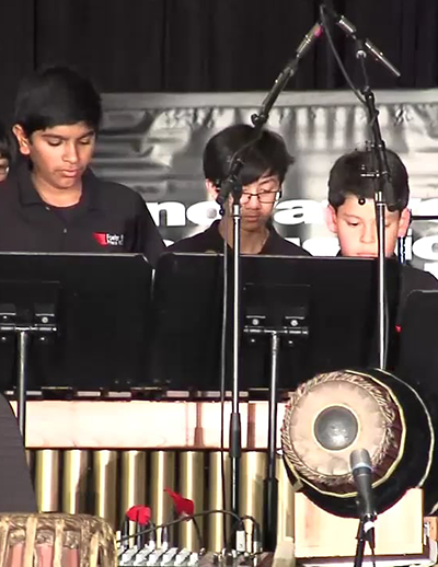 Fowler Middle School Percussion Ensemble directed by Dr. Rob Parks – PASIC 2015