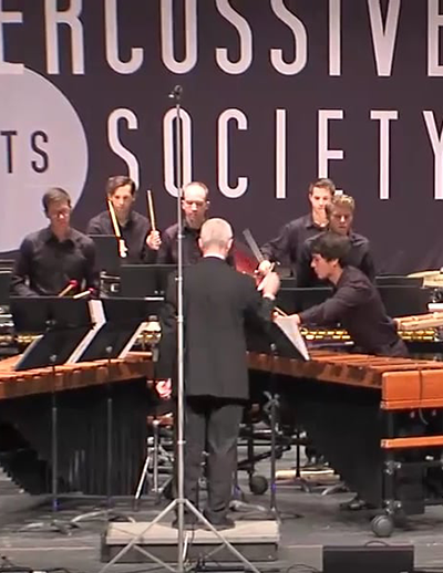 TCU Percussion Orchestra, conducted by Dr. Brian A. West – PASIC 2015