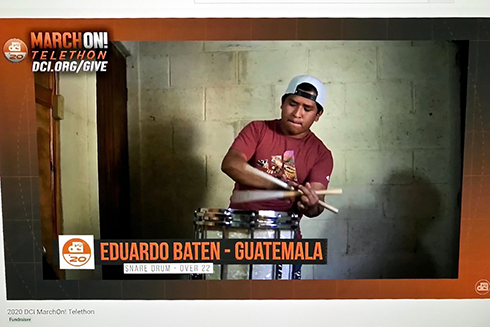 Eduardo Baten was named Best Individual Snare in the “Over 22” division.