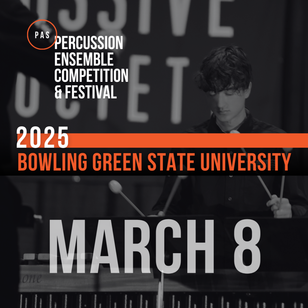 Percussion Ensemble Competition and Festival at Bowling Green State University, on March 8, 2025