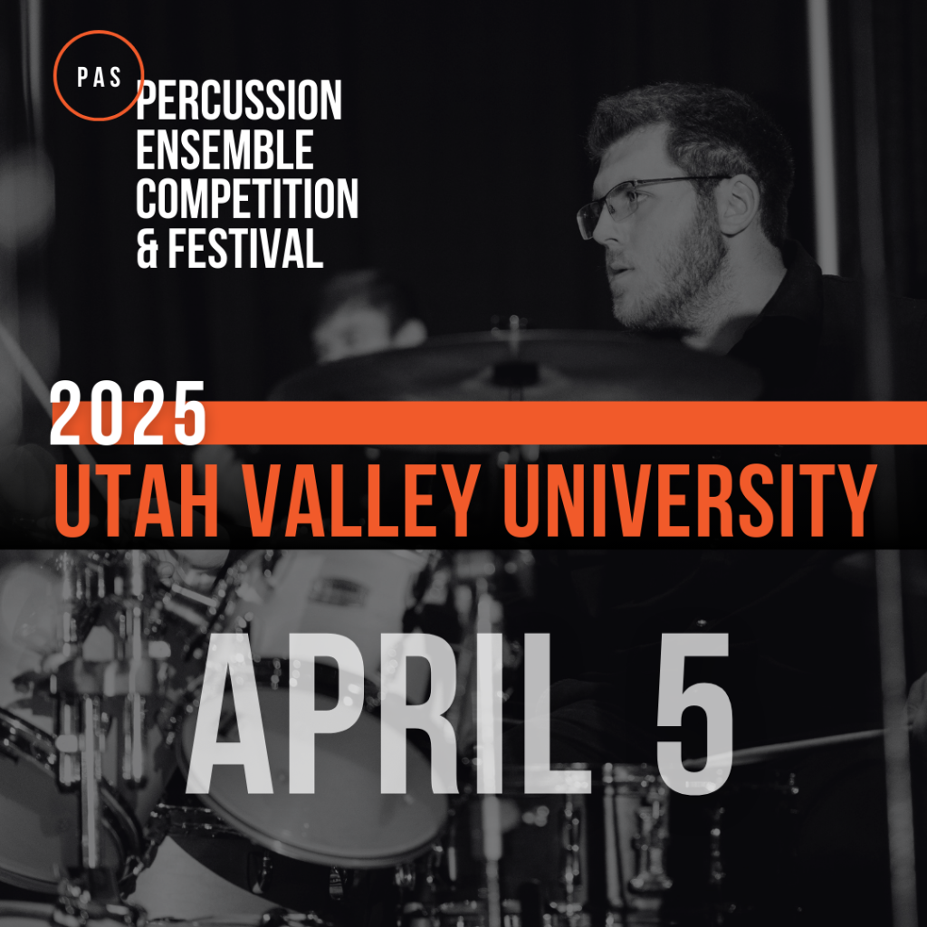 Percussion Ensemble Competition and Festival at Utah Valley University on April 5, 2025