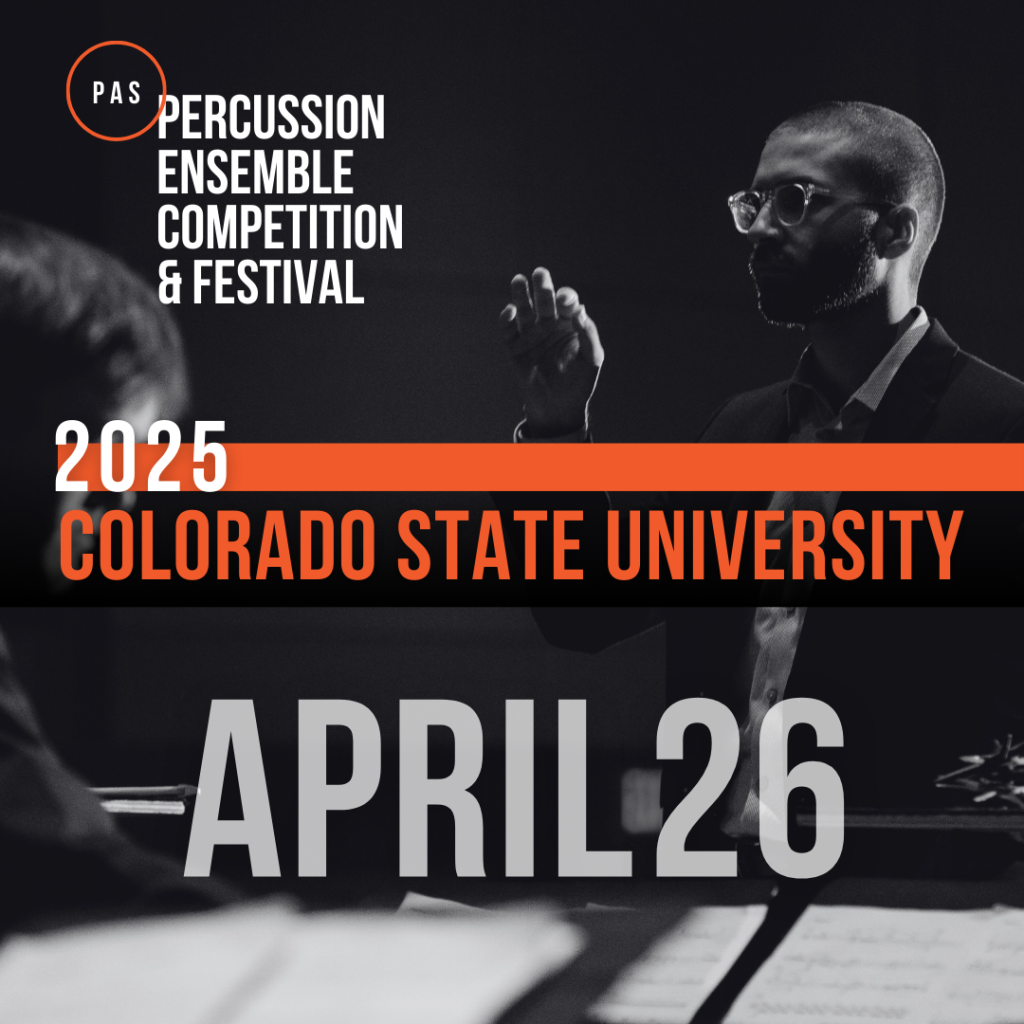Percussion Ensemble Competition and Festival at Colorado State University on April 26, 2025