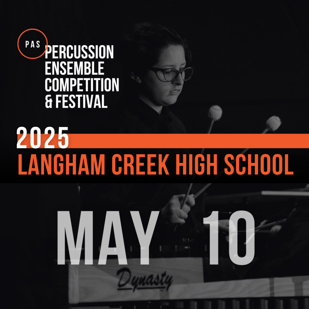 Percussion Ensemble Competition and Festival at Langham Creek High School on May 10, 2025