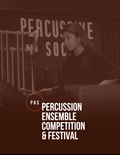 PAS Percussion Ensemble Competitions & Festivals feature image