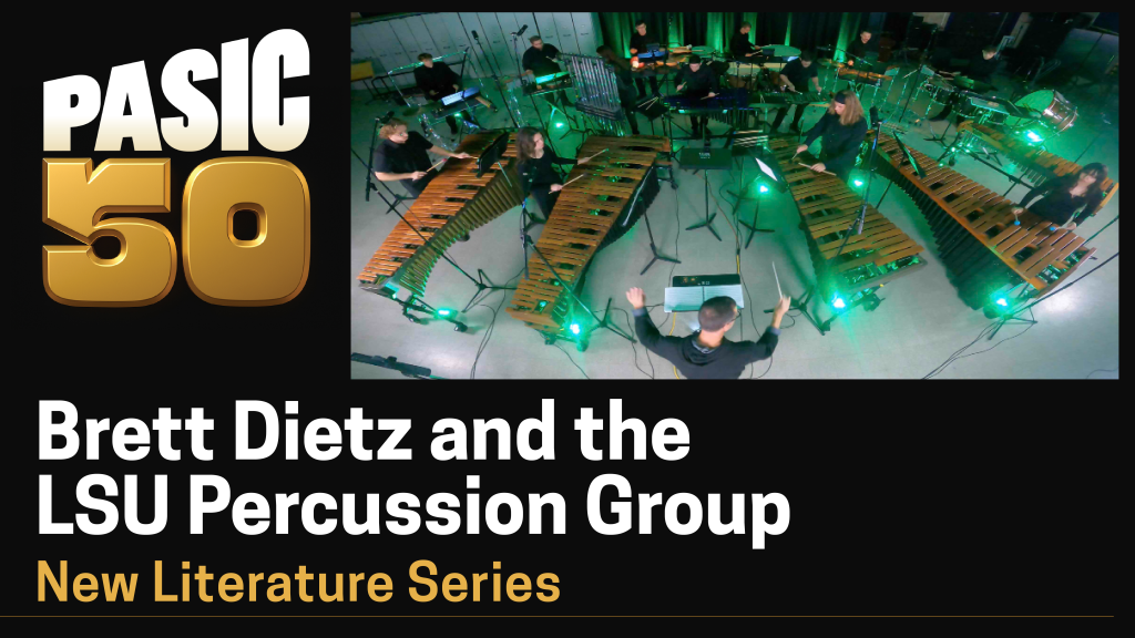 Brad Dietz and the LSU Percussion Group at PASIC50 clinic video