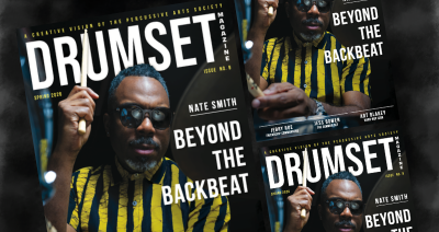 Spring 2026 DRUMSET Magazine Cover with Nate Smith