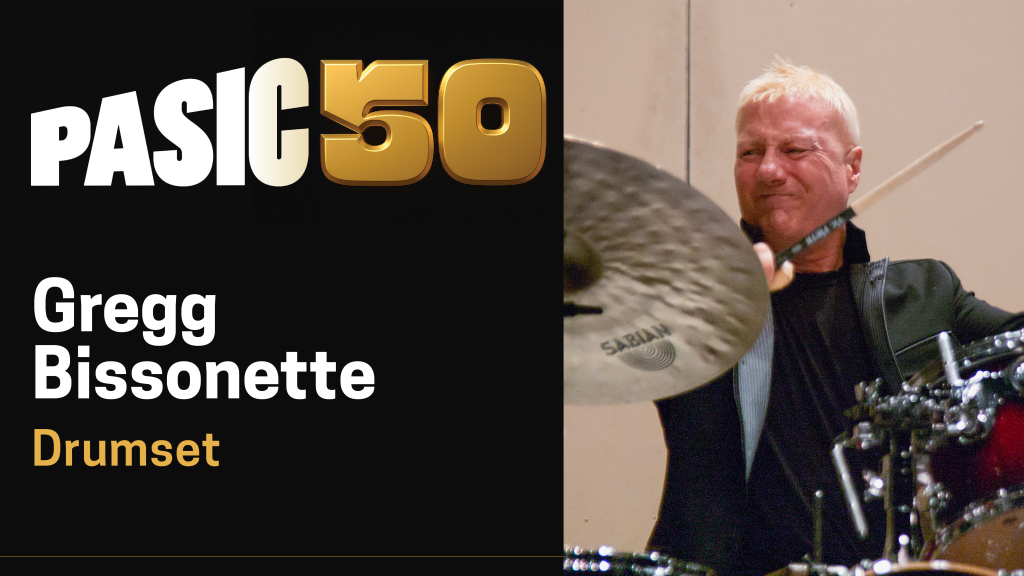 Gregg Bissonette at PASIC50 clinic video