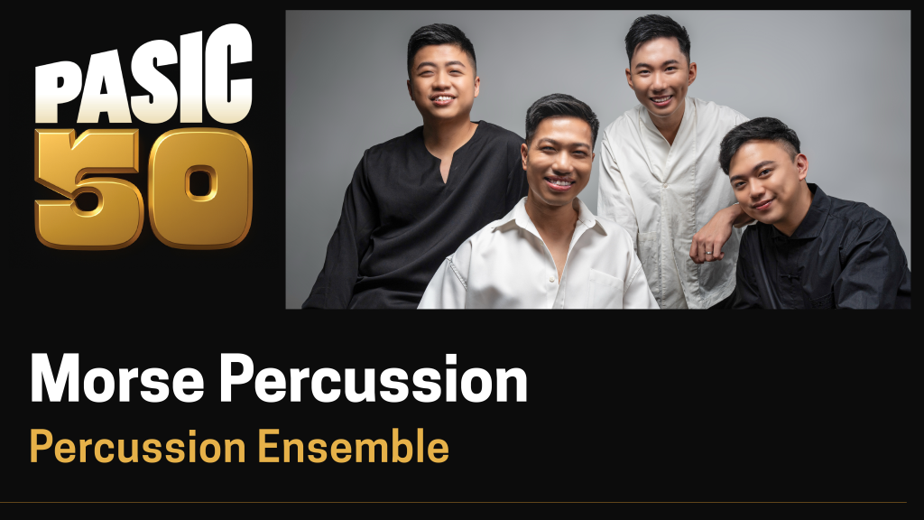 Morse Percussion at PASIC50 clinic video