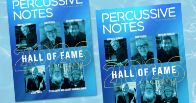 Percussive Notes cover August 2026