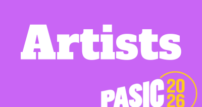 The word Artists over a purple background with the PASIC2026 logo.